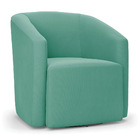 Kit 2 Poltronas Stella Max Suede Base Giratória - D'rossi - A