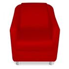 Kit 2 Poltronas Tilla Corino Vermelho