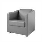 Kit 2 Poltronas Tina Para Barbearia Recepção Consultório Cora