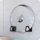 Kit 2 Porta Esponja Para Pia Cozinha Preto Adesivo U.premium