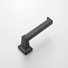 Kit 2 Porta Papel Higiênico Preto Fosco Papeleira Sem Tampa