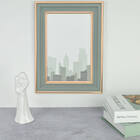 Kit 2 Porta Retrato 15x20 Vintage Borda Efeito Metalizado Cin