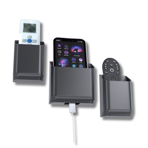 Kit 2 Porta Suportes De Parede Compatível Com Controle Remoto