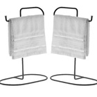 Kit 2 Porta Toalhas Para Lavabo Banheiro Aramados Schmitt Pre