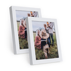 Kit 2 Portas Retratos C/ Vidro Moderno Decorativo Horizontal