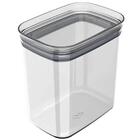 Kit 2 Potes Herméticos 1,5l Porta Mantimentos Plástico Ou Tra