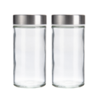 Kit 2 Potes Tempero com Tampa Inox 0,2L Delinia