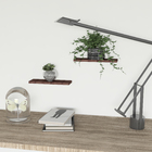 Kit 2 Prateleira Reta Lisa Decoração Sala Quarto Mdf 30x10 Ca