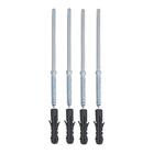 Kit 2 Prateleiras 100 X 10cm Azul Suporte Invisível