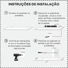 Kit 2 Prateleiras 100 X 10cm Freijó Suporte Invisível