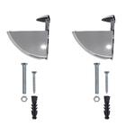 Kit 2 Prateleiras 40 X 15cm Amarela Com Suporte Tucano