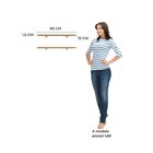 Kit 2 Prateleiras 60cm Com Suporte Organização Livros Decoraç