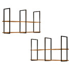 Kit 2 Prateleiras Decorativas Industrial Multiuso Wire Plus B