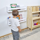 Kit 2 Prateleiras Livros - Branco