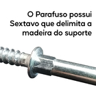 Kit 2 Prateleiras Madeira De Pino 60x20 Suporte Invisível