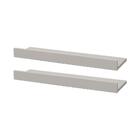 Kit 2 Prateleiras Porta Quadros 70 X 15cm Branca Suporte Invi