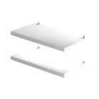 Kit 2 Prateleiras Suspensas Decoração Escritório Mdf 30x15 Br