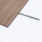 Kit 2 Prateleiras U 60 X 15cm Carvalho Suporte Invisível