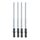 Kit 2 Prateleiras U 70 X 10cm Branca Suporte Invisível