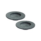 Kit 2 Prato Risoto E Massa Chapéu Invertido Pedra Sabão 22cm