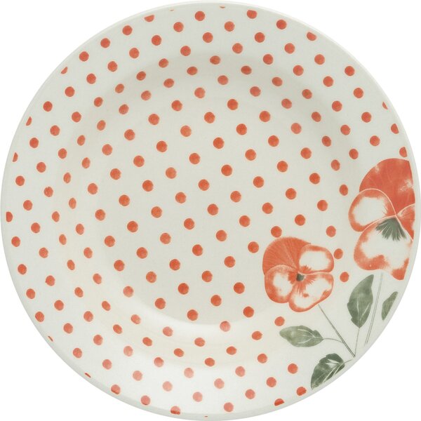 Kit 2 Pratos Fundos Donna Holambra Oxford® Cerâmica 22 Cm.