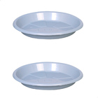 Kit 2 Pratos Para Vaso Redondo Suporte Para Planta 30,5x4cm