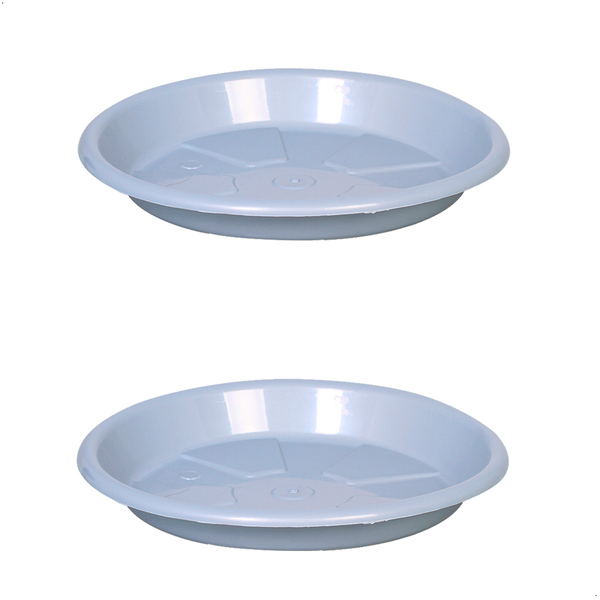 Kit 2 Pratos Para Vaso Redondo Suporte Para Planta 30,5x4cm