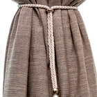 Kit 2 Prendedor Cortina Cordão Abraçadeira Com Pingente Em Pe