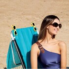 Kit 2 Prendedores De Toalha Óculos Clip Cadeira De Praia - 31