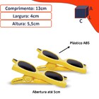 Kit 2 Prendedores De Toalha Óculos Clip Cadeira De Praia - 31