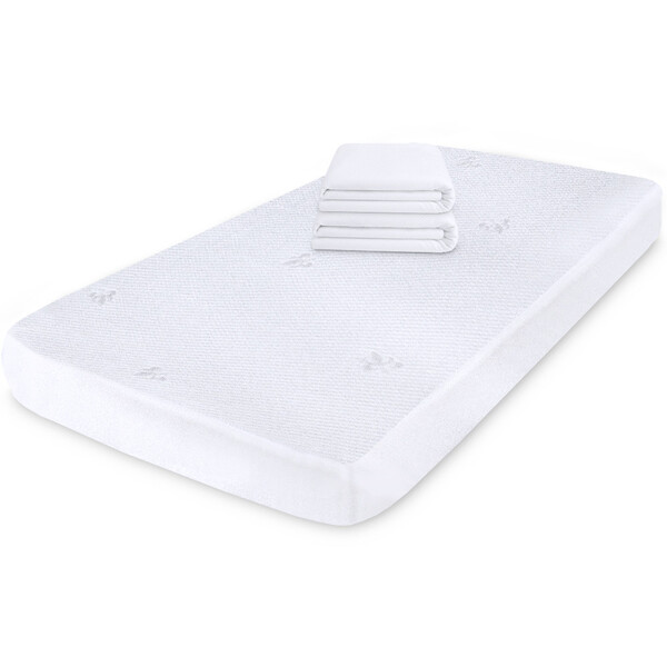 Kit 2 Protetor Impermeável de Colchão de Bebê 100% Silencioso