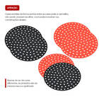 Kit 2 Protetor Tapete Silicone Redondo Fritadeira Elétrica