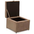 Kit 2 Puff Baú Mali Animale Preto Arte Das Cabeceiras