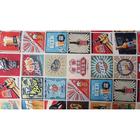 Kit 2 Puff Cama Inbox Las Vegas Redondo Com Pés Em Madeira Ma