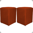 Kit 2 Puff Dado Decorativo Para Sala Quarto Penteadeira Suede