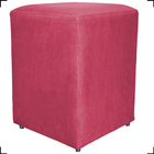 Kit 2 Puff Dado Decorativo Para Sala Quarto Penteadeira Suede