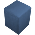 Kit 2 Puff Dado Decorativo Para Sala Quarto Penteadeira Suede