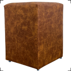 Kit 2 Puff Dado Decorativo Para Sala Recepção Penteadeira Mat