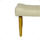 Kit 2 Puff Decorativo Confortável Retangular Para Sala Recepç