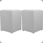 Kit 2 Puff Decorativo Dado Para Sala, Quarto, Escritório, Man