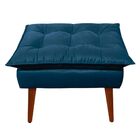 Kit 2 Puff Decorativo Opala Pés Palito Azul Marinho