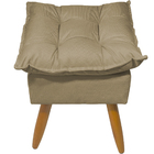 Kit 2 Puff Decorativo Para Sala, Penteadeira, Manicure Alice