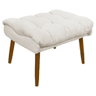 Kit 2 Puff Decorativo Para Sala Quarto Penteadeira Sufler Lin