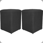 Kit 2 Puff Decorativo Para Sala, Recepção, Manicure Dado Sued