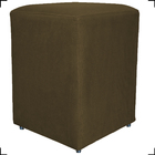 Kit 2 Puff Decorativo Para Sala, Recepção, Manicure Dado Sued