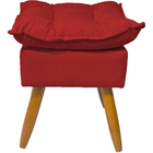 Kit 2 Puff Decorativo Quadrado Para Sala Quarto Penteadeira R