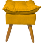 Kit 2 Puff Decorativo Quadrado Para Sala Quarto Penteadeira R