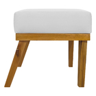 Kit 2 Puff Decorativo Retangular Para Sala Quarto Penteadeira