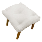 Kit 2 Puff Decorativo Retangular Para Sala Quarto Penteadeira