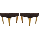 Kit 2 Puff Decorativos Charme Para Sala, Quarto, Recepção Sue